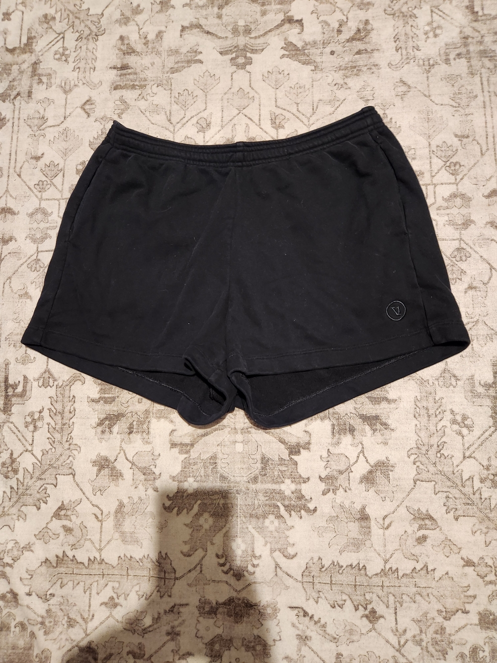 Vuori Black Women's Athletic Shorts with Logo